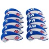 TOHMLAPE GOLF 10pcs UK Flag Patterned Neoprene Golf Club Wedge