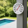 infactory Wall Thermometer: Bimetal Thermometer for Indoor and Outdoor Use,