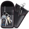 lanpard 2 Pack Small Faraday Pouch with Hook Securing Keyring,