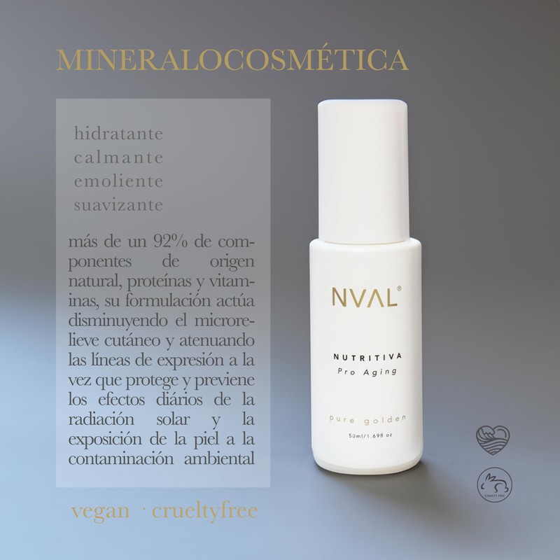 NVAL Regenerante Pro Aging, Pure Golden Anti-Ageing Cream, 50 ml