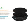2X CHF02C Compatible Carbon Charcoal Filter for CDA CHA24 Cooker