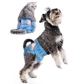 Pet Soft Dog Diapers Female, Disposable Dog Diapers, Cat Diaper for Female Cats, Puppy Diaper 8pcs Small