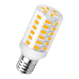 LFLAMPON Kei D28a Kel 2811 Refrigerator Bulb S02 Kei D28k Kel 2812 Freezer Bulb Replacement AC100-265v E17 Led Bulb, 6W Equivalent 60W-70W 800LM Warm White 3000K, 1 Pack