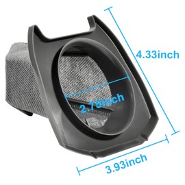 kingsea 2Pack F77 Vacuum Filter Replacement Compatible with Dirt Devil Vibe 3 in 1 Bagless Vacuum Stick Vac with Handheld SD20020, SD20020FDI, SD20020TEFDI, SD20020PLFDI, Part 440003993, RO-440003993