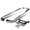 DNA Motoring STEPB-3-020-SS Stainless Steel 3" Side Step Nerf Bar