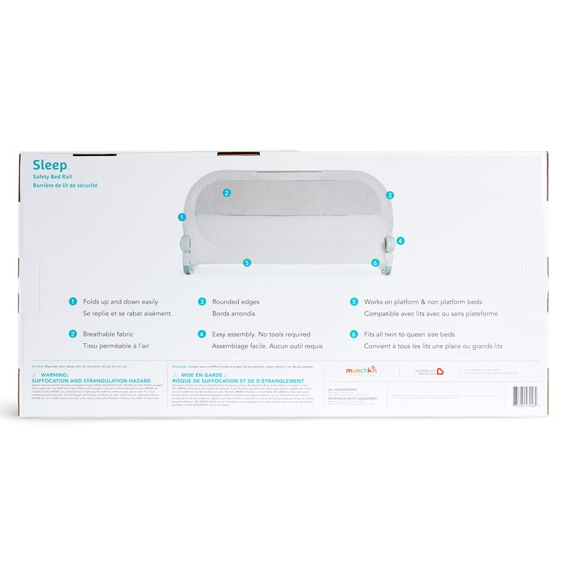 Munchkin® Sleep™ Toddler Bed Rail, Fits Twin, Full and Queen
