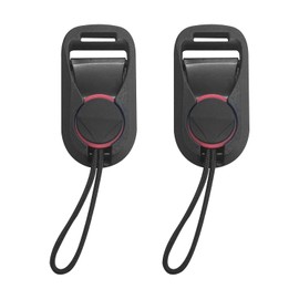 NyxSeat 2 Pack Camera Strap Quick Release Camera Strap Buckle Camera Strap Quick Release Adapter Camera Strap Clip Suitable for DSLR Cameras Digital Cameras (Black, Length 8cm), black