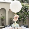 Pack of 10 White Balloons Wedding 24 Inch Latex Balloons