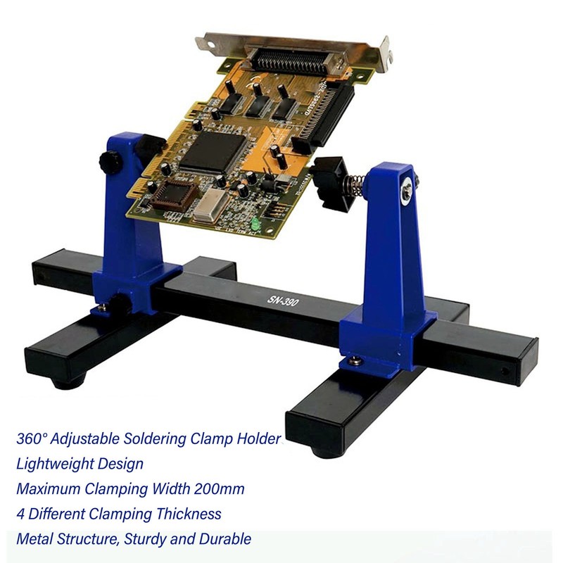 Adjustable Soldering Clamp Holder 360 Degree Rotation Circuit Board Soldering