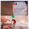Collapsible Water Canister Portable Plastic Foldable Drinking Water Container with