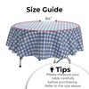 Exquisite Picnic Table Cover - 12 Pack Premium Round Plastic