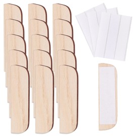 CRASPIRE 15PCS Hinge Repair Plates 3.5inch/8.9cm Hinge Repair Board Cabinet Door Furniture Hole Cover Plate with Double Sided Stickers for Door, Cabinet, Furniture Repair
