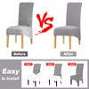 Oversize Dining Room Chair Covers Set of 2, XL Slipcover