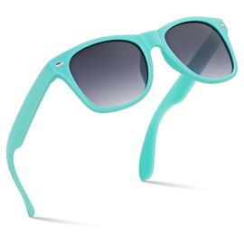 Retro Rewind Kids Sunglasses for Boys Girls Age 3-12 - Shatterproof Rubberized Frame UV400 Toddler Children Sun Glasses