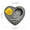 KELOPEST® Grave Ornament Heart in Stylish Stone Look – The