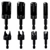 Bestgle 8 Piece Tang Drill Bit Set 1/4 Inch Hex