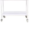HAPPCUCOE 3-Tier Salon Cart with Lockable Drawers,Beauty Trolley Cart with