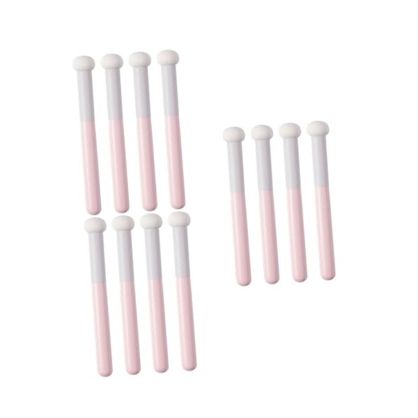 Mipcase 12pcs Makeup Sponge Puff Ergonomic Handle Versatile Powder Applicators