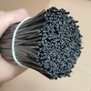 HHTHH 1000 pcs 8 inch Black Cable Twist Ties Plastic