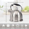 Tea Kettle for Stovetop, Food Grade Stainless Steel Water Kettle,