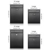 KYODOLED Steel Key Lock Mail Boxes Outdoor, Locking Wall Mount