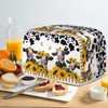 UNICEU Sunflower Farm Cow Animal 4 Slice Quilted Toaster Cover