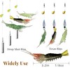 DAMIDEL 30Pcs Simulation Shrimp Fishing Lures Bait Kit，Universal Size 3.2in,
