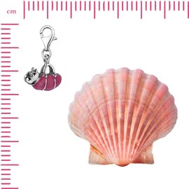 Quiges Silver-Plated Animal Charm Pendants with Lobster Clasps for Bracelets, Silver Plated, 174