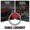 BOZZYS Lockout Tagout Cable Lock | 0.24'' × 71'' Adjustable