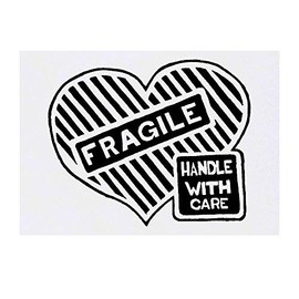 'Fragile' Temporary Tattoo - Water Resistant, Skin-Safe, Non-Toxic Transfer (TO00019614)