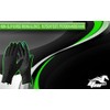 YNR Equestrian Winter Thermal Horse Riding Gloves Synthetic Leather Black