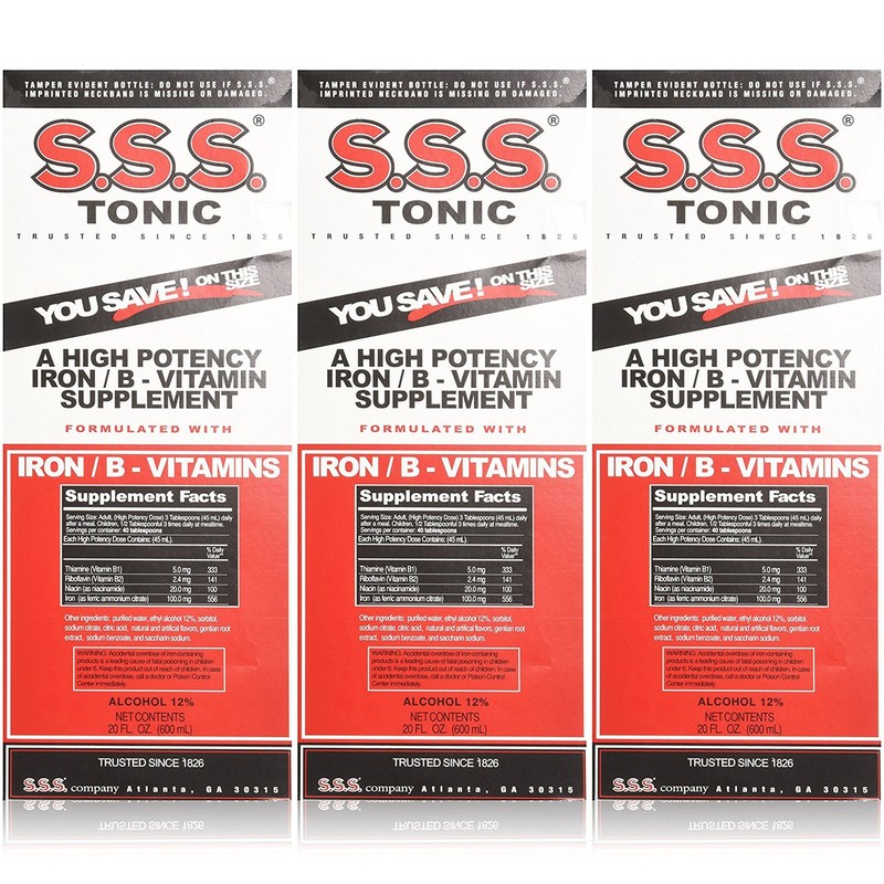 SSS Company SSS Company S.S.S. Tonic Liquid Large, Large 20