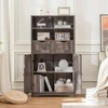 Iwell Iwell Tall Storage Cabinet with 2 Drawers & Adjustable