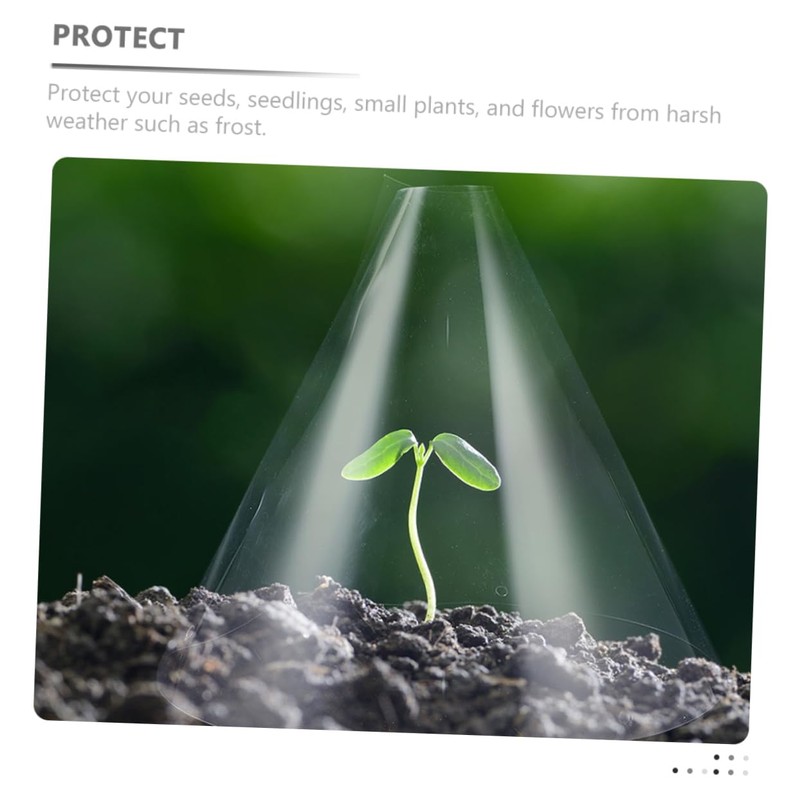 Levemolo 20pcs Plant Frost Guard Covers Freeze Protection Plant Covers