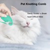Pet Knotting Comb, Dematting Tool for Cats and Dogs, Pet