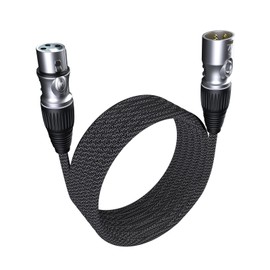 GeoHN.G 10M XLR Male to Female Microphone Cable, Compatible with Mixer, Speaker, Amplifier, Microphone