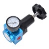 Air Pressure Regulator Miniature Pneumatic Reducing Valve Regulating Control GaugeQTYH‑08