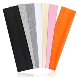 DIELOVEHUA 7 Stück Stirnband Damen Sport, Stirnband Sport Mehrfarbig, Stirnband Damen Dünn, Elastisch Weiches rutschfeste Stirnbänder für Fitness Radfahren Yoga Laufen