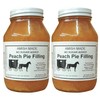 Amish Pie Filling No Sugar Added Peach- TWO 32 Oz