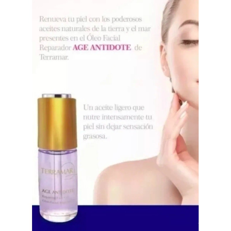 Oleo Facial Reparador Age Antidote Terramar Original