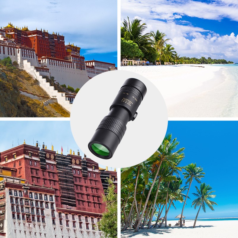 10-300X40mm BAK4 Prism Monocular Telescope Spotting Scope for Adults Bird