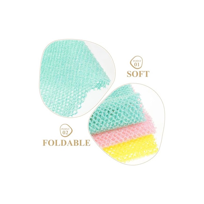 Esponja Exfoliante Africana Larga para Ducha y Baño, Red para
