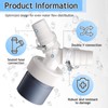 KAIYAYA Double Connection for Washing Machine, Washing Machine Drain Adapter