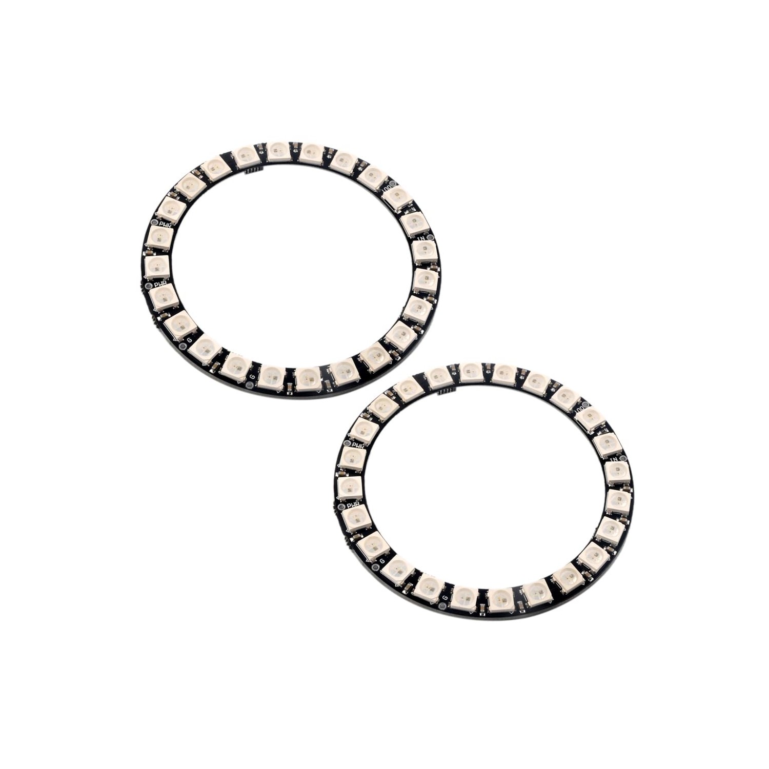 Sparkleiot 24 Bits WS2812 RGB LED Ring 24 X 5050 WS2812B LED with ...