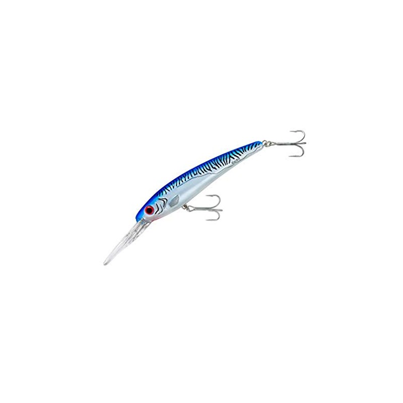 Bomber Lures BSWCD25XSI04 Salt Water Certified Depth Lures, Silver Flash/Red