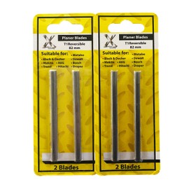 3-1/4 Inch Double Edged High Speed Steel Blades - Fits Makita D-46246-82mm Planer Pack of 4 PCS