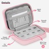 Zannaki Cute Pill Organizer for Purse with Two Removable 7-Day
