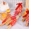 4sets Christmas Mini Bake Gift Sets Includes Silicone Spatula, Whisk,