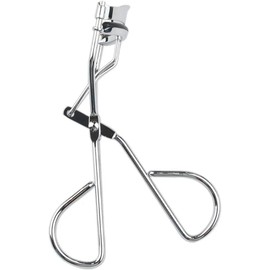 Silver Handheld Eyelash Curler Clip Portable Long Lasting Metal Silicone Strip Eye Cosmetic Big Tools Accessories Women Eyelash Curlers