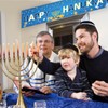 CZAYEFNH Happy Hanukkah Party Decorations, 98 x 20 Inch Happy